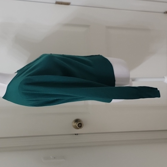 Lyle and Scott Unsized (S/M) Green Vintage 100% Cashmere Cardigan Sweater - Picture 5 of 11